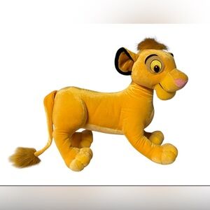 NWT Disney The Lion King Jumbo Simba Plush Stuffed Animal 18x16x8 Hasbro 2002